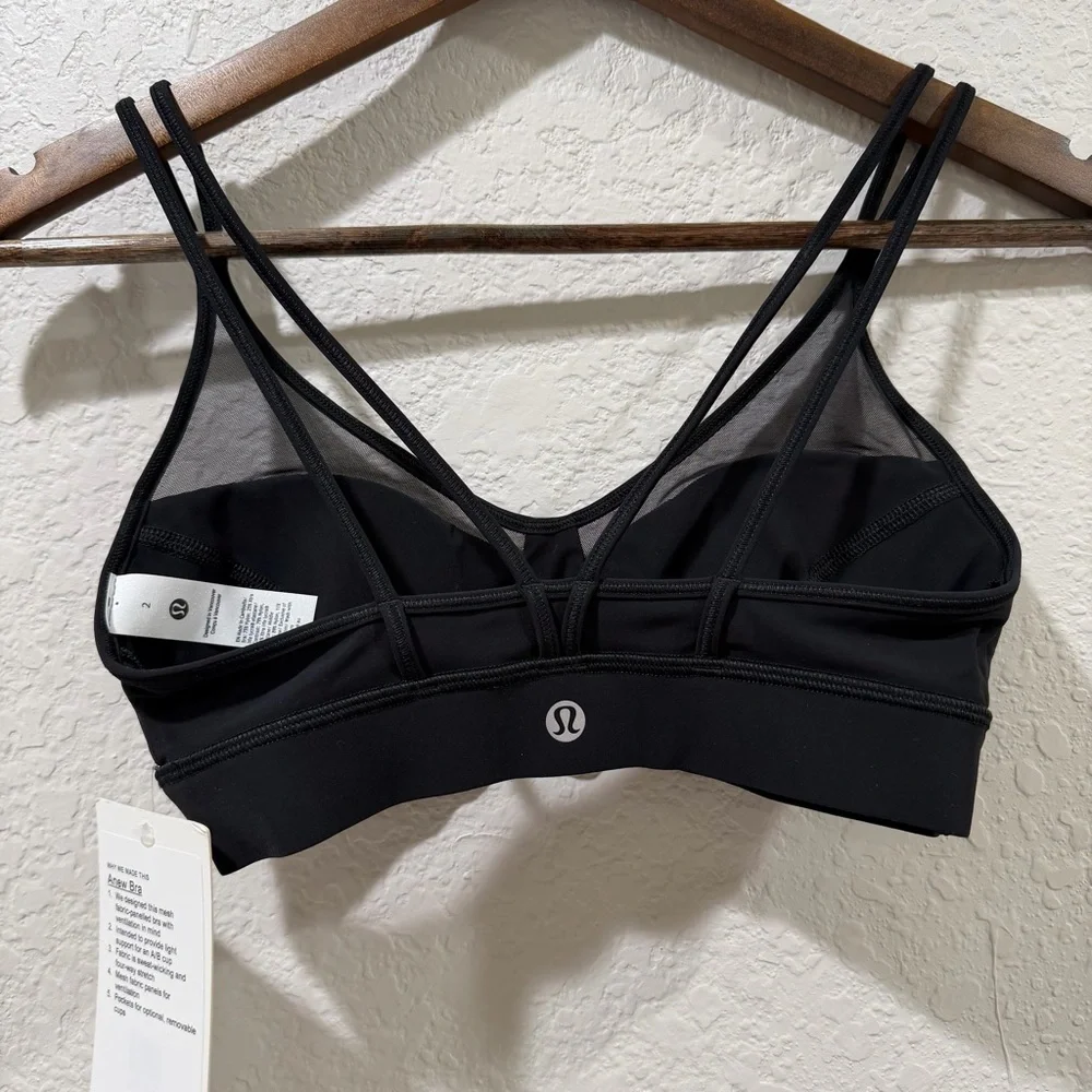 Lululemon Anew Bra Black Size 2